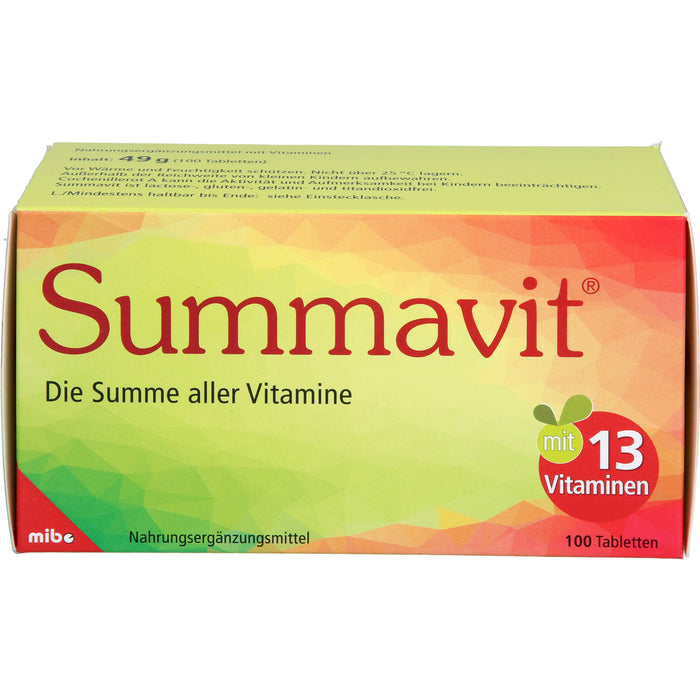 Summavit, 100 St. Tabletten