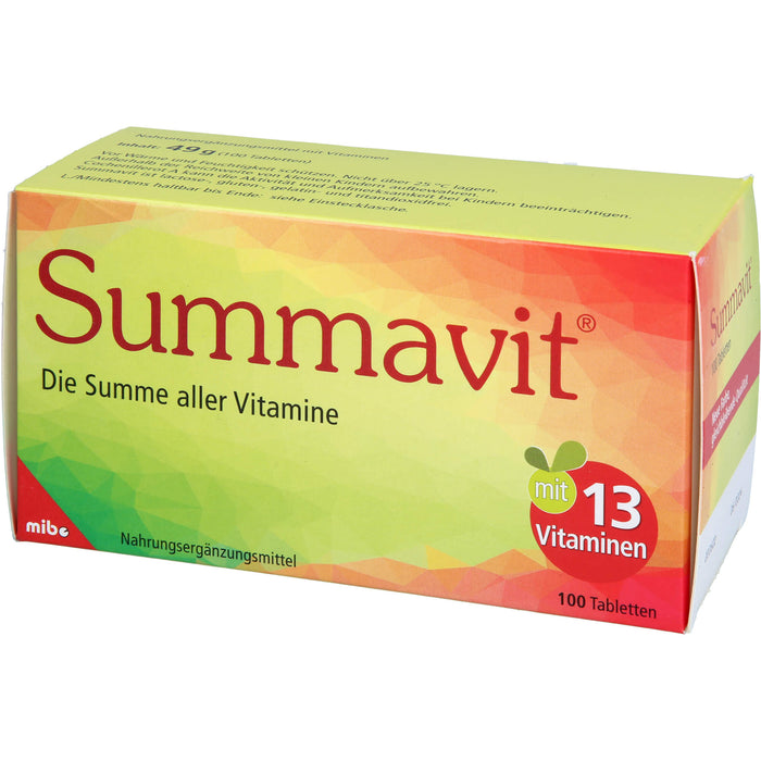 Summavit, 100 pc Tablettes