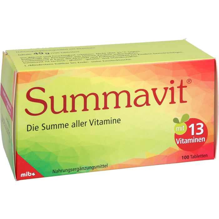 Summavit, 100 pc Tablettes