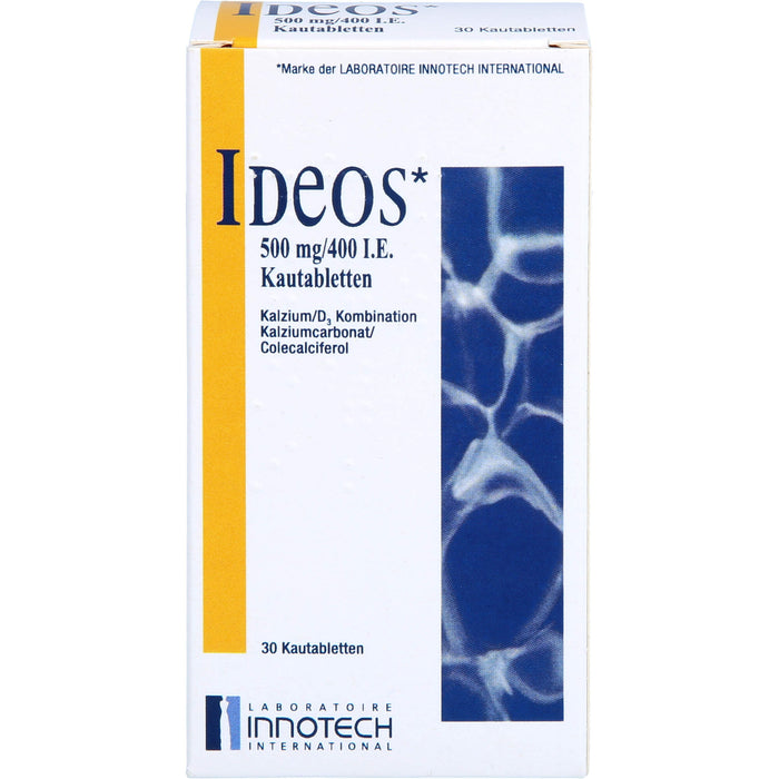 Ideos 500mg/400 I.E. Emra Kautabletten, 30 St KTA