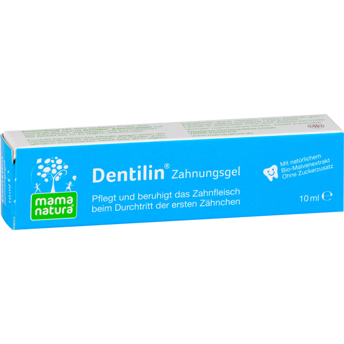 mama natura Dentilin Zahnungsgel pflegt und beruhigt das Zahnfleisch, 10 ml Gel