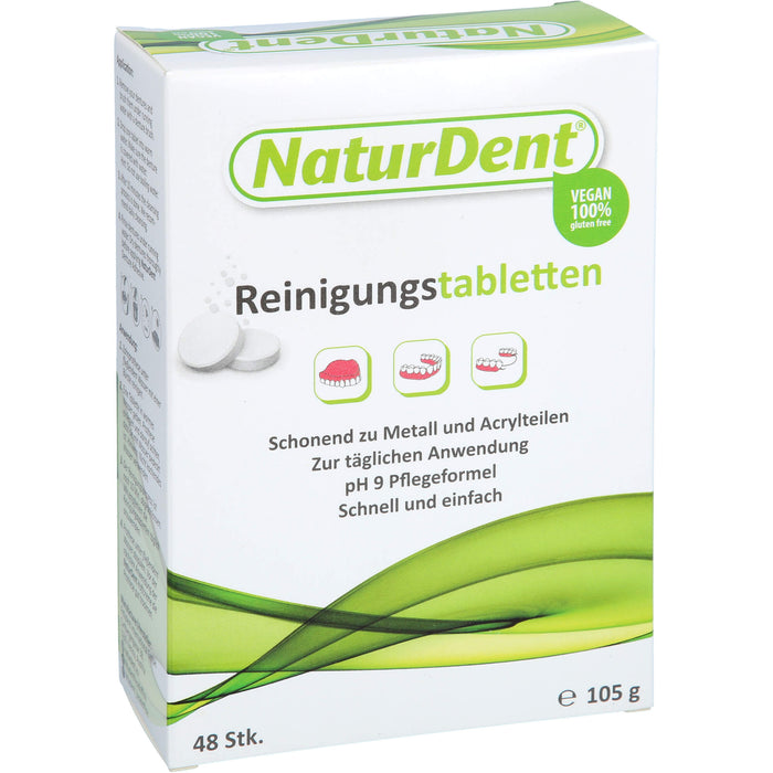 NaturDent Reinigungstabletten für den Zahnersatz, 48 St. Tabletten