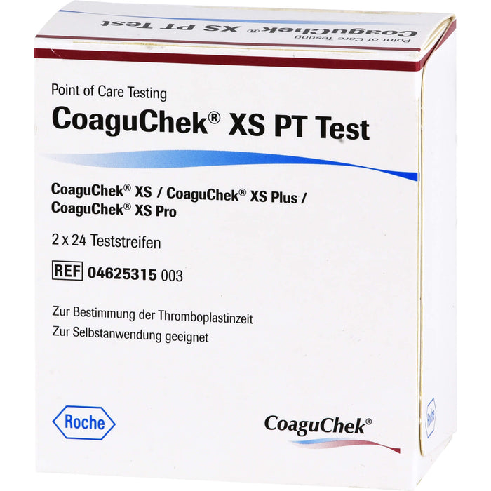 CoaguChek XS PT Emra Test, 2X24 St TTR