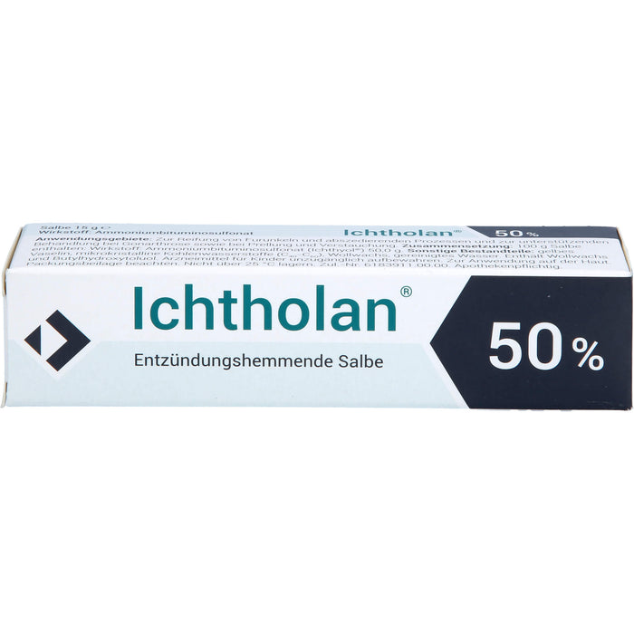 ICHTHOLAN 50 % entzündungshemmende Salbe, 15 g Ointment