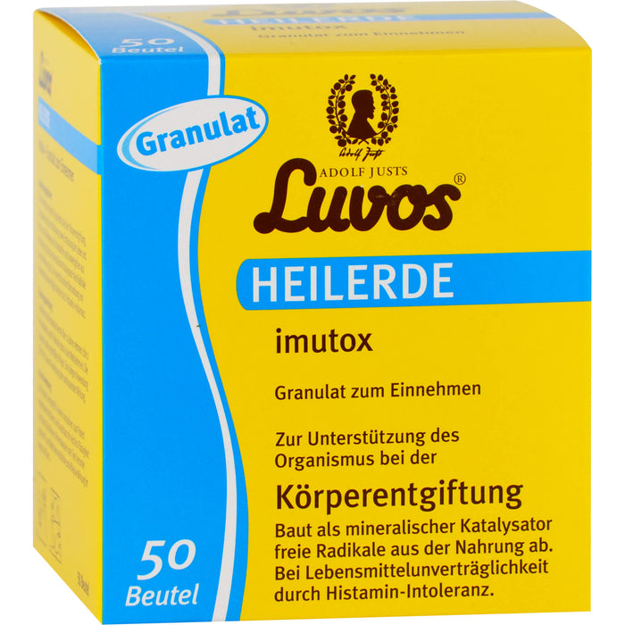 Luvos Heilerde imutox Kapseln Körperentgiftung, 50 St. Beutel