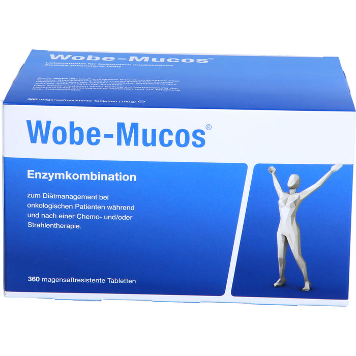 Wobe-Mucos Tabletten, 360 St. Tabletten