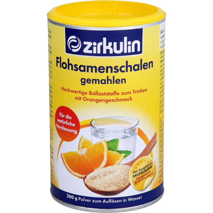 zirkulin Flohsamenschalen gemahlen, 200 g Powder