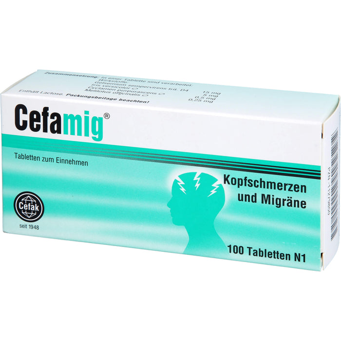 Cefamig Tabletten, 100 St TAB