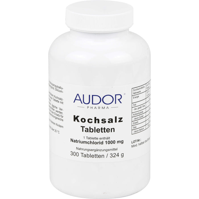 AUDOR Kochsalz Tabletten, 300 pc Tablettes