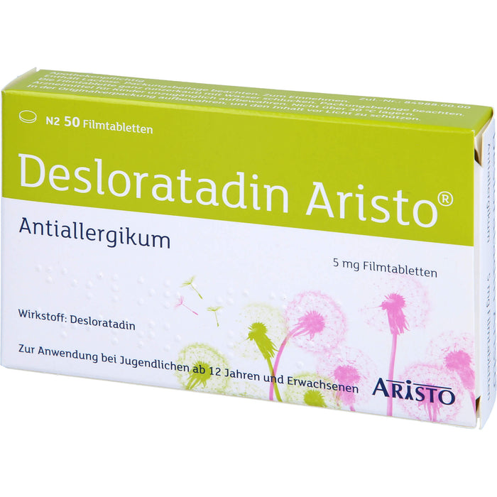 Desloratadin Aristo 5 mg Filmtabletten, 50 St FTA