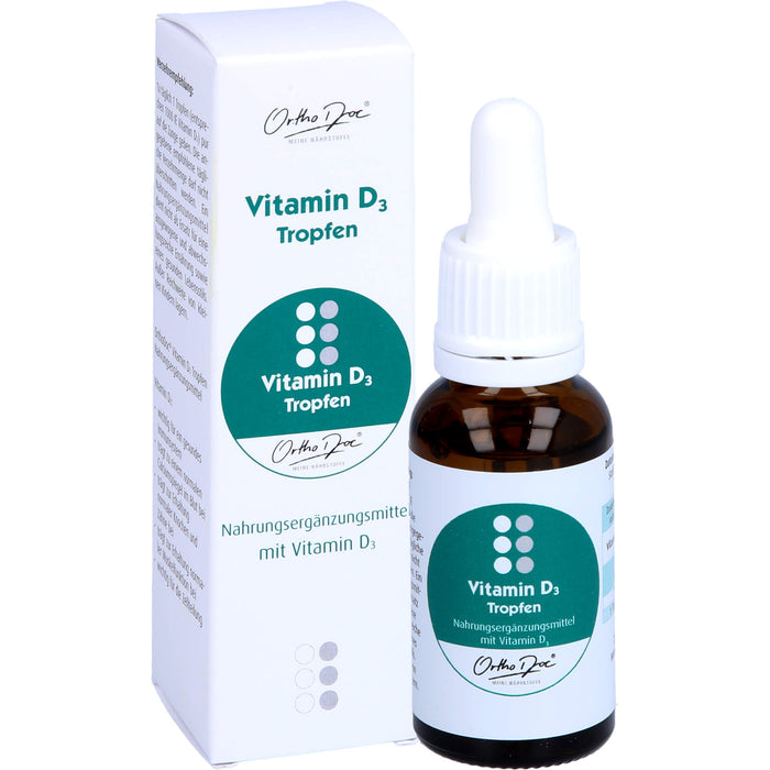 OrthoDoc Vitamin D3 Tropfen, 20 ml Solution