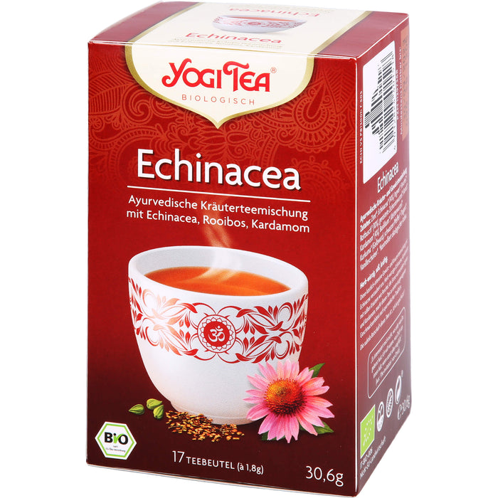 YOGI TEA Echinacea ayurvedische Kräuterteemischung, 17 pc Sac filtrant