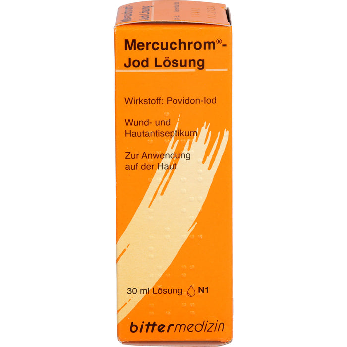 Mercuchrom Jod Lösung Wund- und Hautantiseptikum, 30 ml Solution