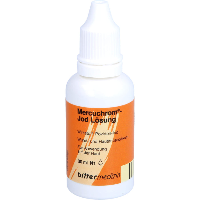 Mercuchrom Jod Lösung Wund- und Hautantiseptikum, 30 ml Solution