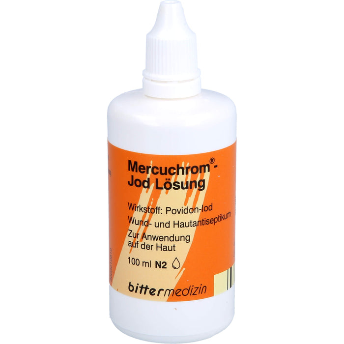 Mercuchrom-Jod Lösung, 100 mg/ml, 100 ml Lösung