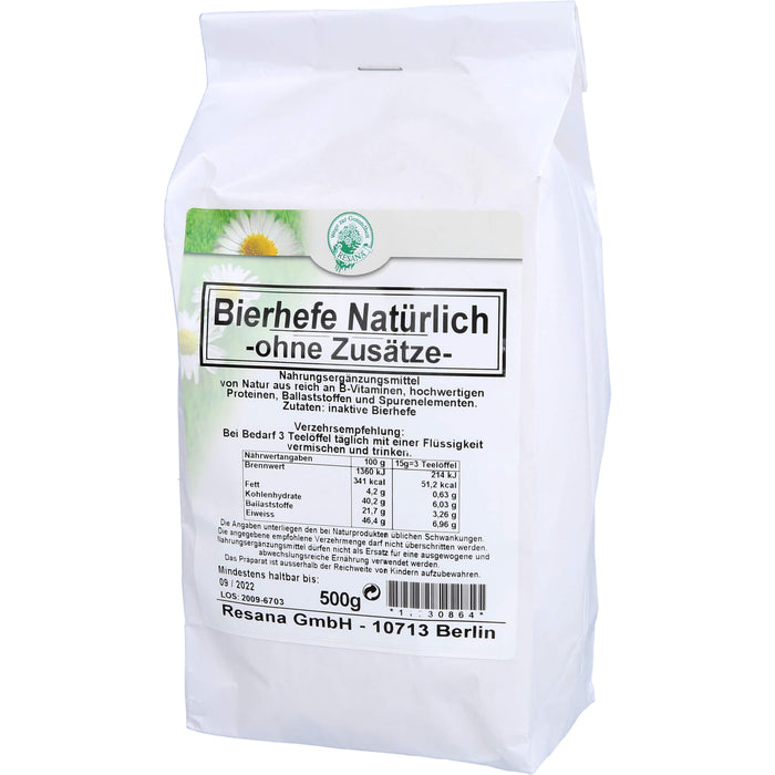 Bierhefe Natürlich - ohne Zusätze -, 500 g PUL