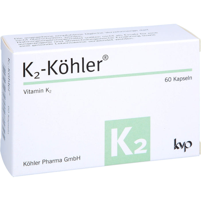 K2-Köhler Vitamin K2 Kapseln, 60 St. Kapseln