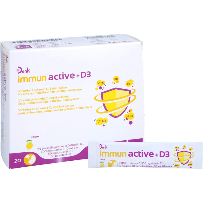 immun active+D3 Denk, 20 St PUL