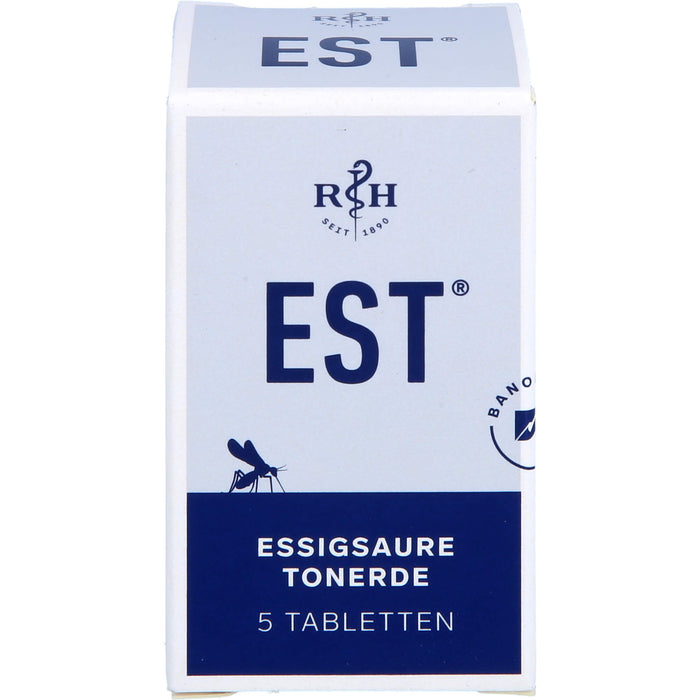 EST Essigsaure Tonerde Brausetablettem bei Quetschungen, Insektenstichen, Schwellungen und Verstauchungen, 5 pcs. Tablets