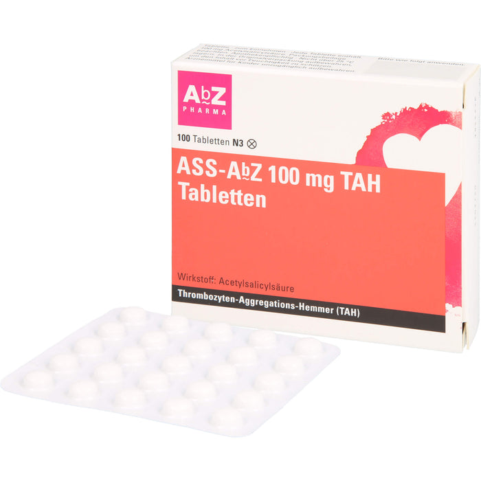 ASS-AbZ 100 mg TAH Tabletten, 100 pc Tablettes