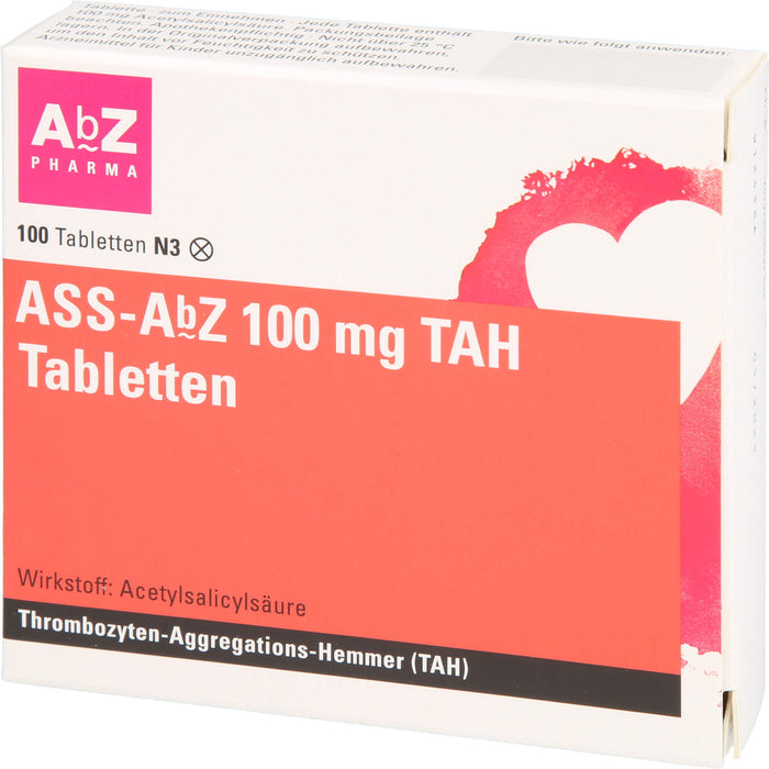 ASS-AbZ 100 mg TAH Tabletten, 100 pcs. Tablets