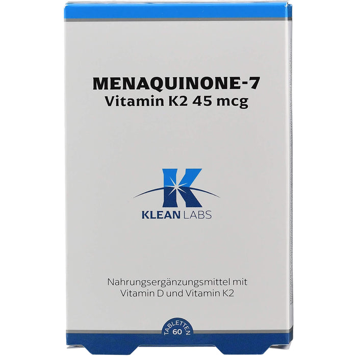 Menaquinone-7 KLEAN LABS, 60 St TAB