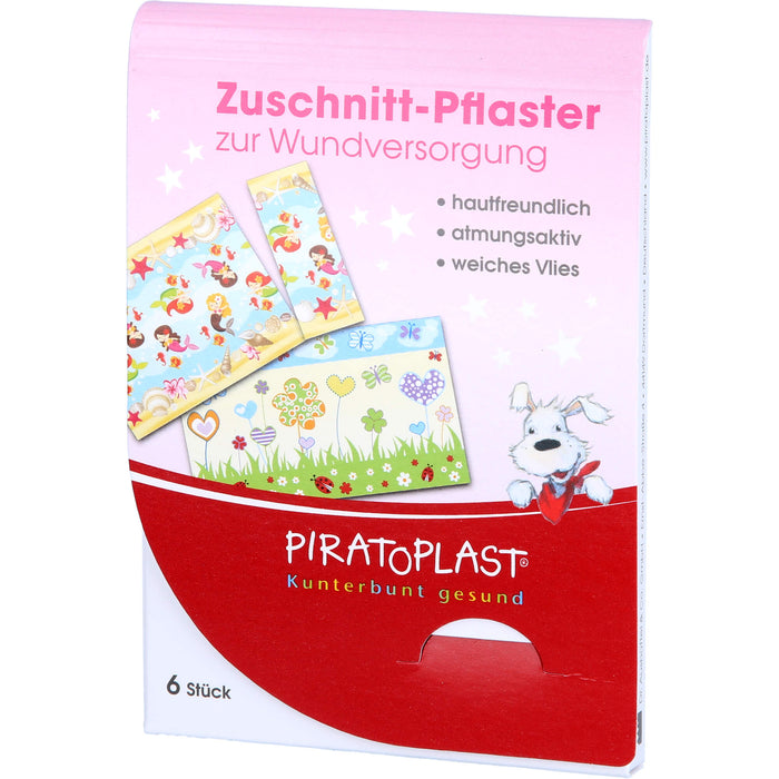 PIRATOPLAST Pflaster zum Zuschneiden für Mädchen, 6 pcs. Patch