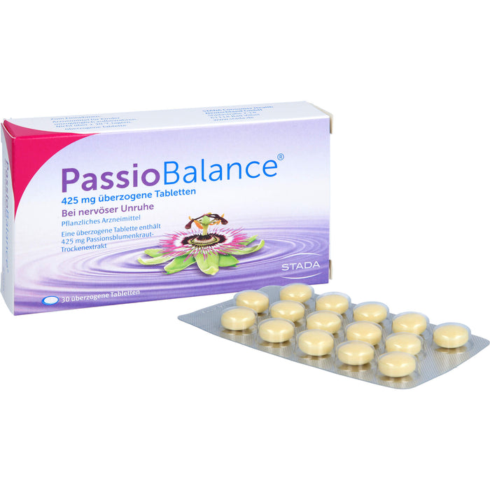 PassioBalance Tabletten bei nervöser Unruhe, 30 pc Tablettes