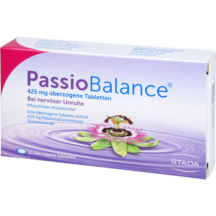 PassioBalance Tabletten bei nervöser Unruhe, 30 pcs. Tablets