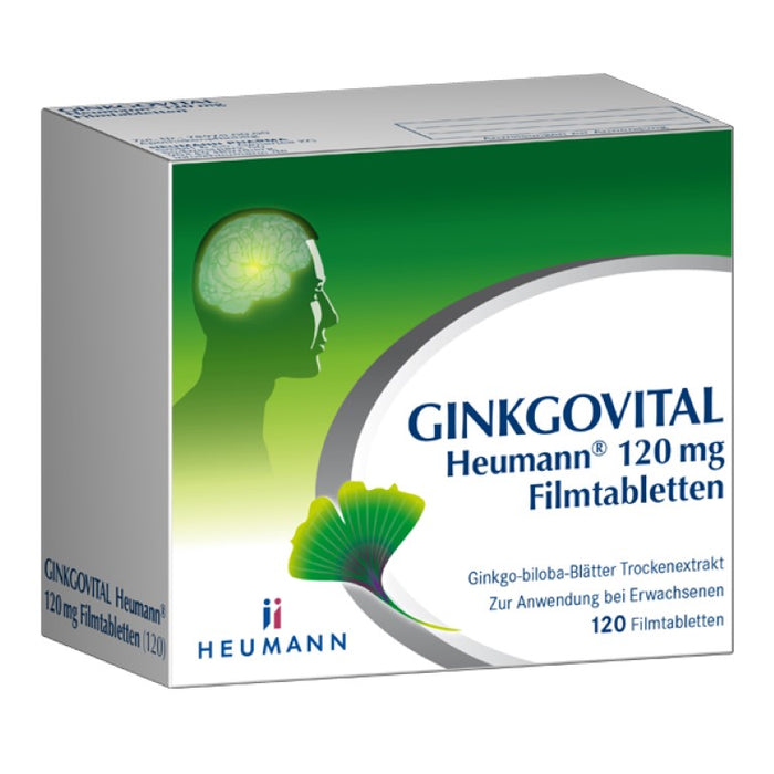 GINKGOVITAL Heumann 120 mg Filmtabletten, 120 pcs. Tablets