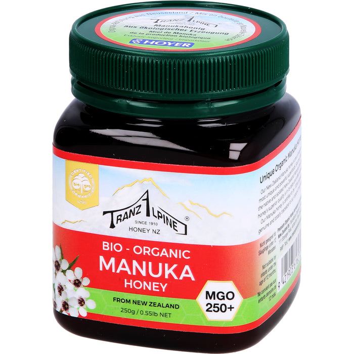 Bio Manuka Honig MGO 250+ TranzAlpine, 250 g