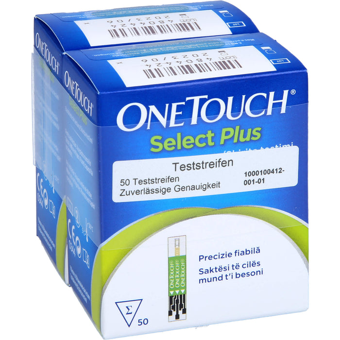 One Touch Select Plus Orifarm Blutzucker Teststreifen, 100 St TTR