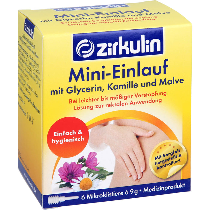 Zirkulin Mini-Einlauf mit Glyzerin, 9 pcs. Enemas