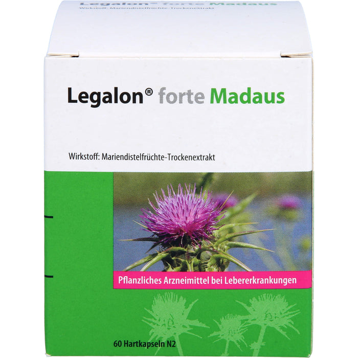 Legalon forte Madaus Hartkapseln bei Lebererkrankungen, 60 pcs. Capsules