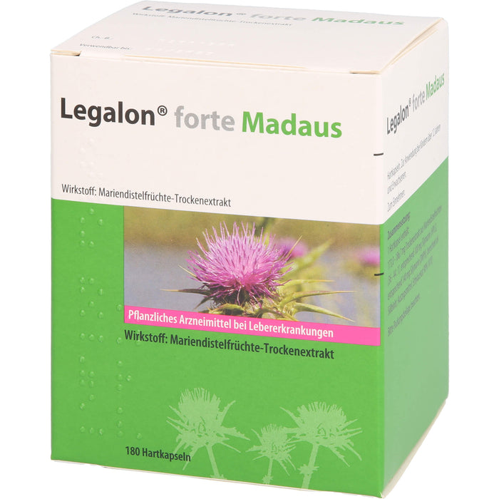 Legalon forte Madaus, Hartkapseln, 180 pc Capsules