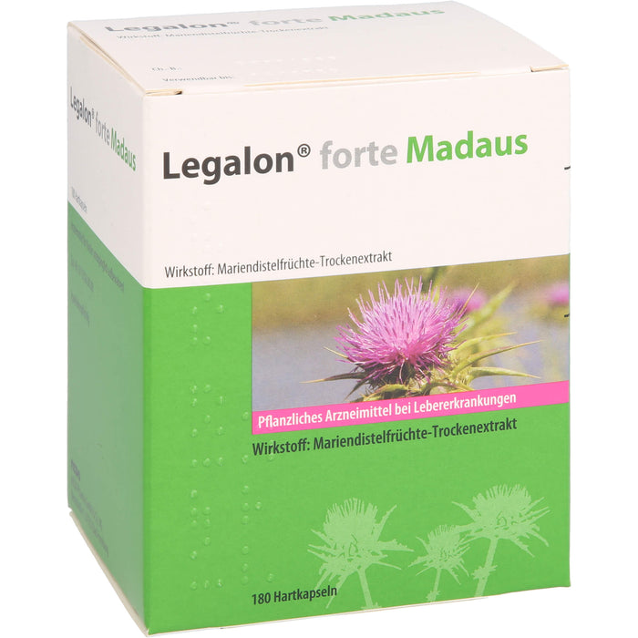 Legalon forte Madaus, Hartkapseln, 180 pc Capsules