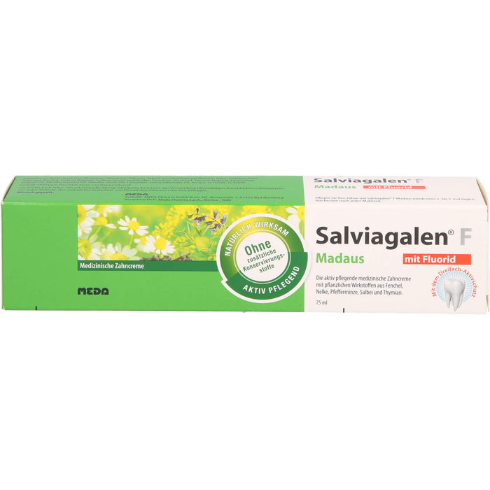 Salviagalen F Madaus Zahncreme mit Fluorid, 75 ml Dentifrice