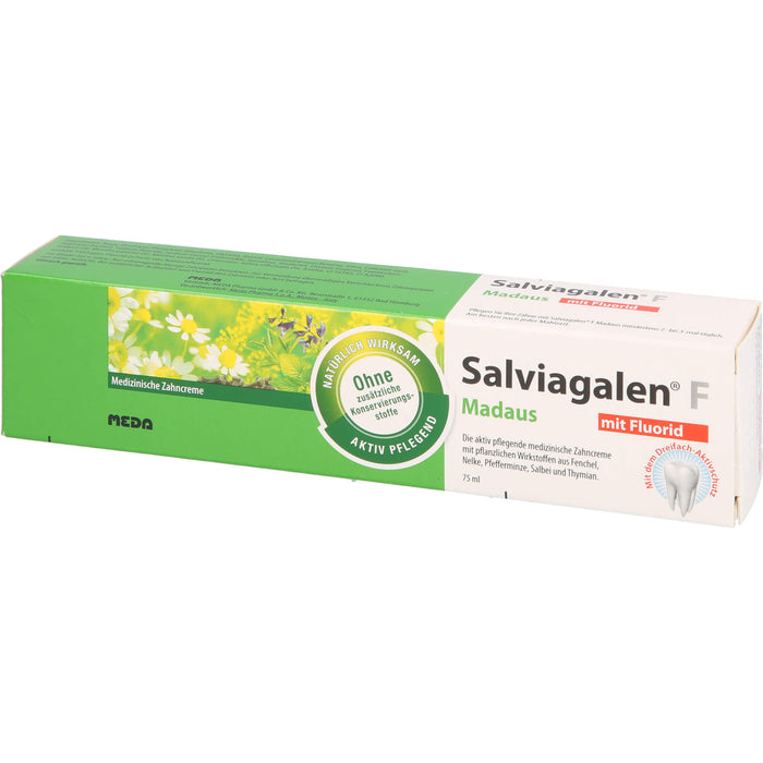 Salviagalen F Madaus Zahncreme mit Fluorid, 75 ml Dentifrice