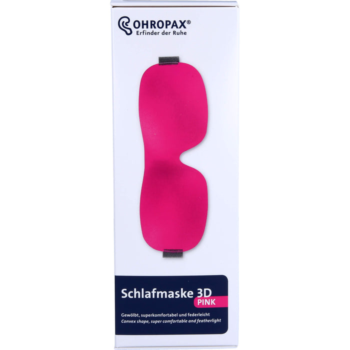 OHROPAX Schlafmaske 3D Pink, 1 pcs. Earplugs