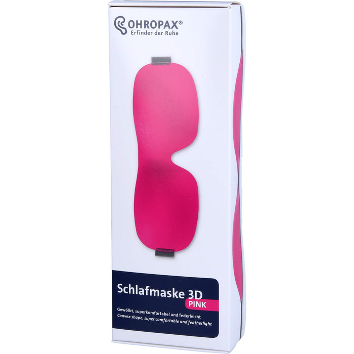 OHROPAX Schlafmaske 3D Pink, 1 pcs. Earplugs