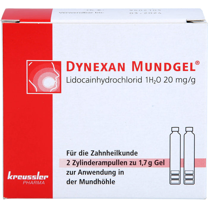 DYNEXAN Mundgel, 2% Gel, 2X1.7 g GEL