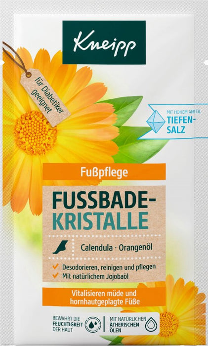 Kneipp Fußbadekristalle Calendula Orangenöl, 40 g Salt