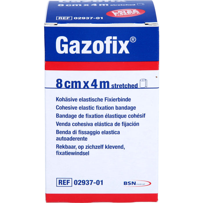 Gazofix kohäsive Fixierbinde 4m x 8cm, 1 St. Binde