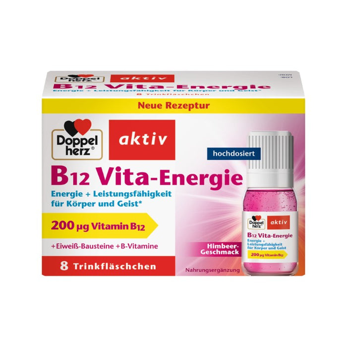 Doppelherz B12 Vita-Energie Trinkfläschchen, 8 St. Ampullen