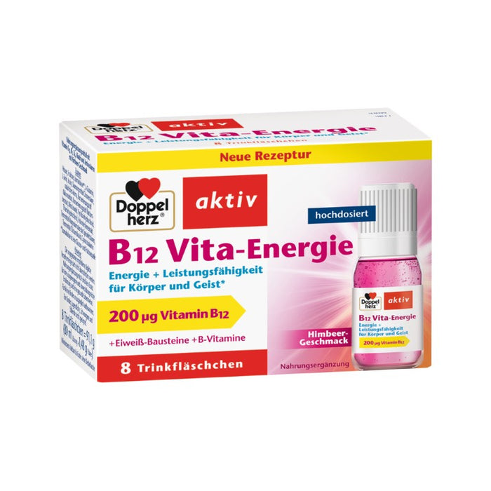 Doppelherz B12 Vita-Energie Trinkfläschchen, 8 pc Ampoules