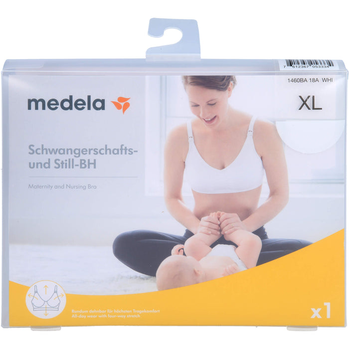 Medela Schwangerschafts- und Still BH XL weiß, 1 St