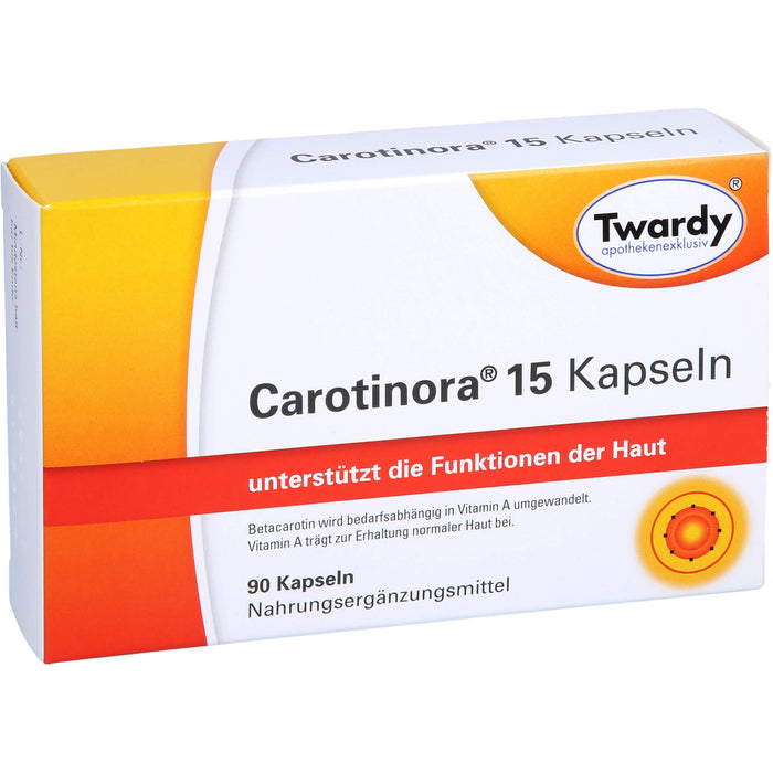 Twardy Carotinora 15 Kapseln, 90 St. Kapseln