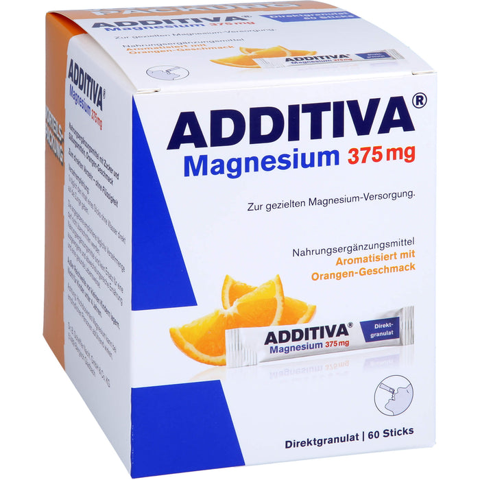 ADDITIVA Magnesium 375mg Sticks, 60 St PUL