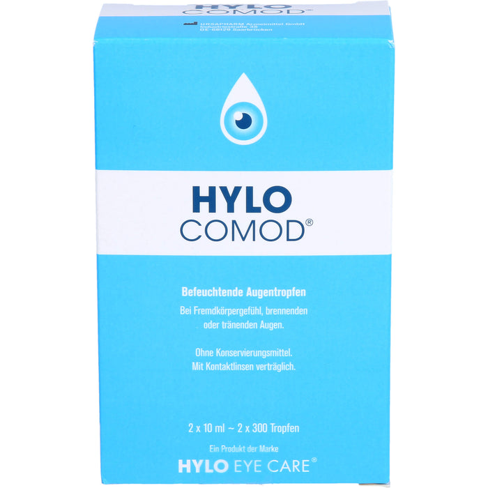 HYLO COMOD befeuchtende Augentropfen, 20 ml Lösung