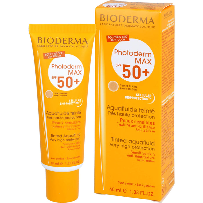 BIODERMA Photoderm MAX SPF 50+ Aquafluid getönt hell, 40 ml Lösung